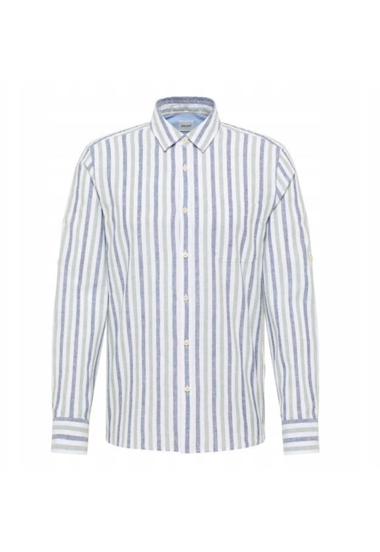 Camasa Barbati - Style Rawlins - Regular Fit - Cu Guler - Cu Nasturi - Design Clasic - Maneci Lungi - Bumbac - Multicolor