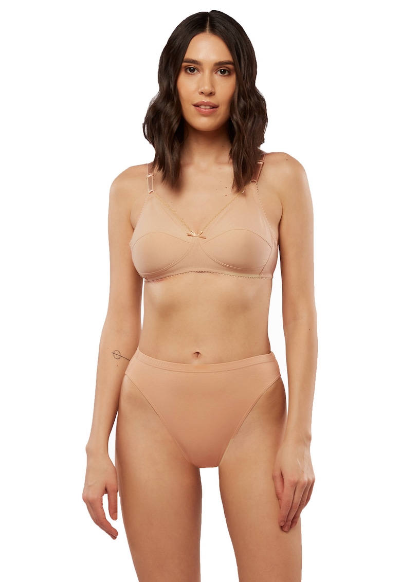 Chiloti clasic pentru femei NF14 - Nude rose