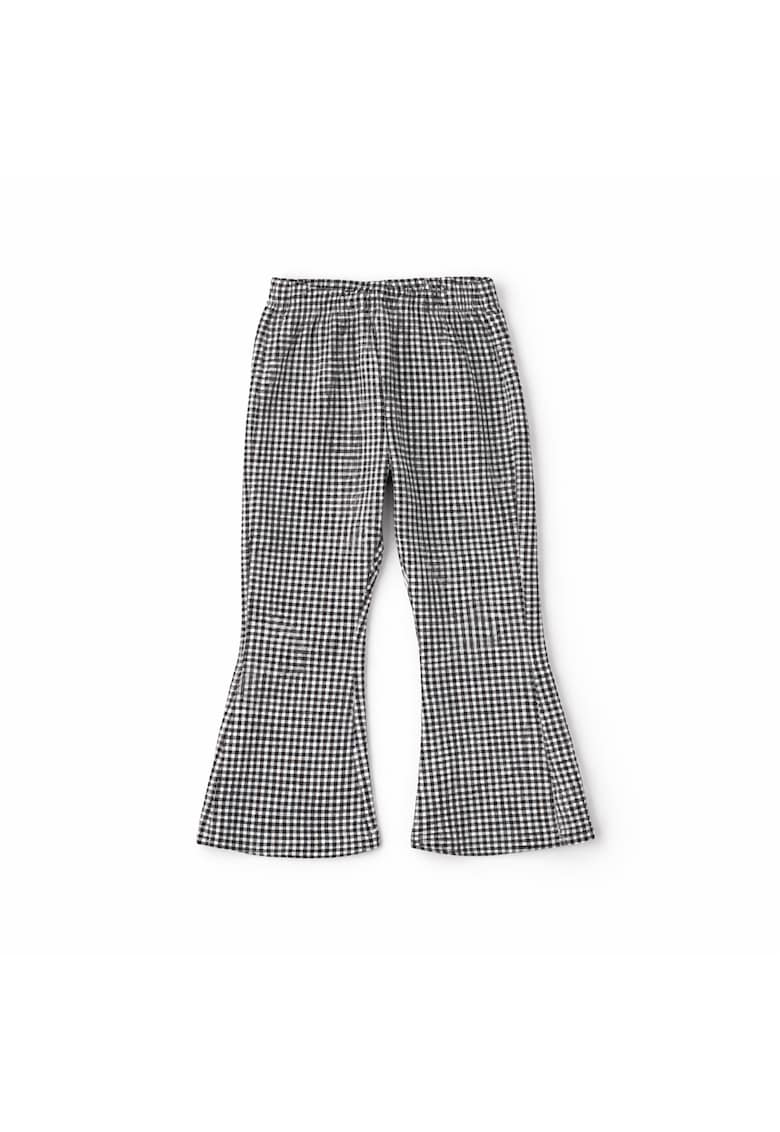 Colanti iDO pentru fete - model Vichy - din bumbac elastic - finisaj peach-touch