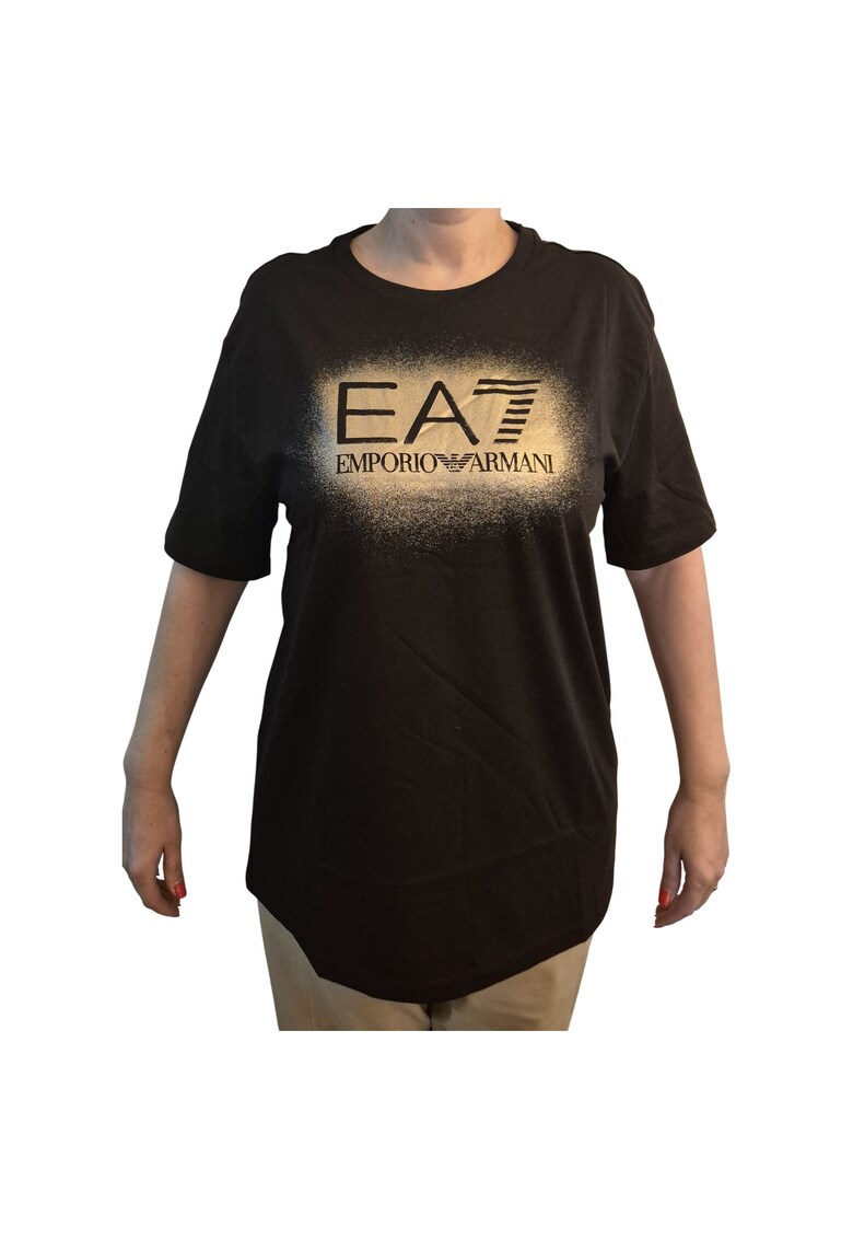 Tricou EA7 Train Visibility W SS 55346 - Auriu/Negru