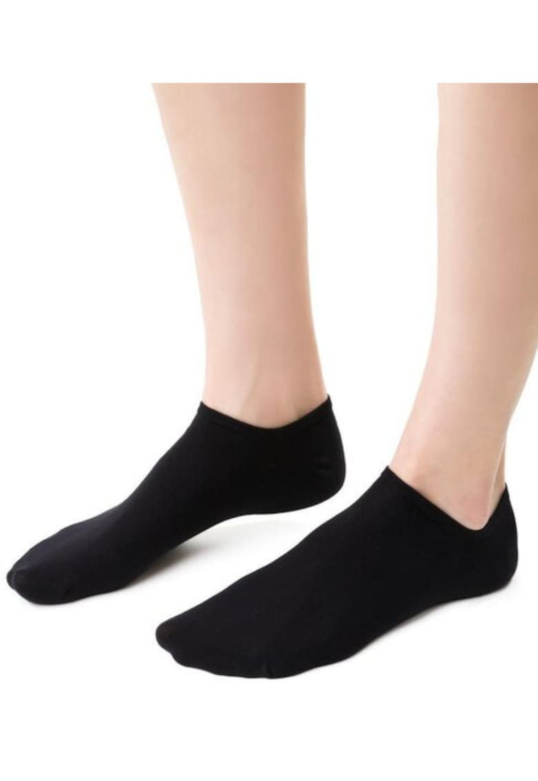 Sosete bumbac invizibile Invizibile S007 - Negru
