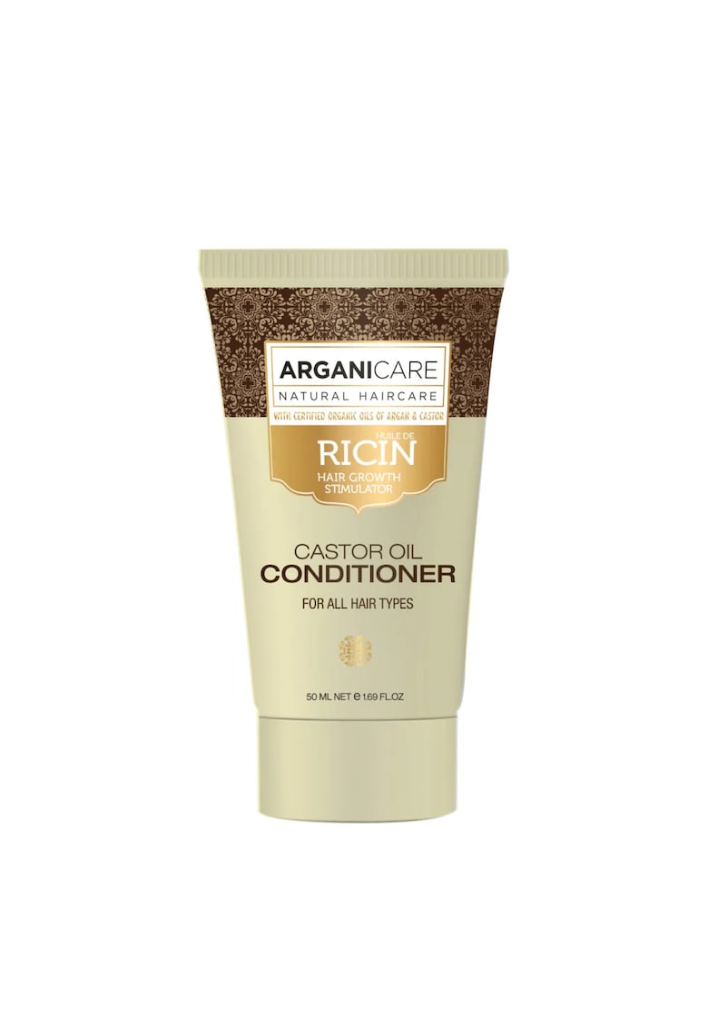 Balsam travel size pentru stimularea cresterii parului - cu ulei de ricin pentru toate tipurile de par - 50 ml
