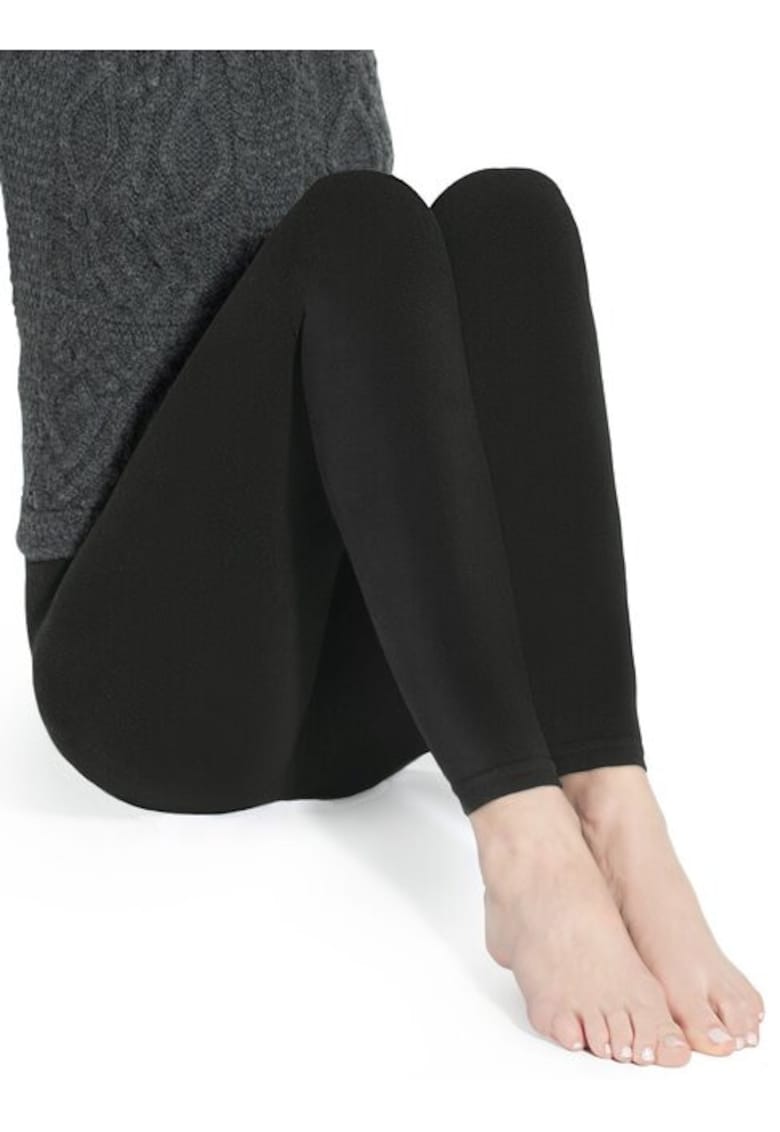 Colanti grosi bumbac Arctica 250 den - Negru