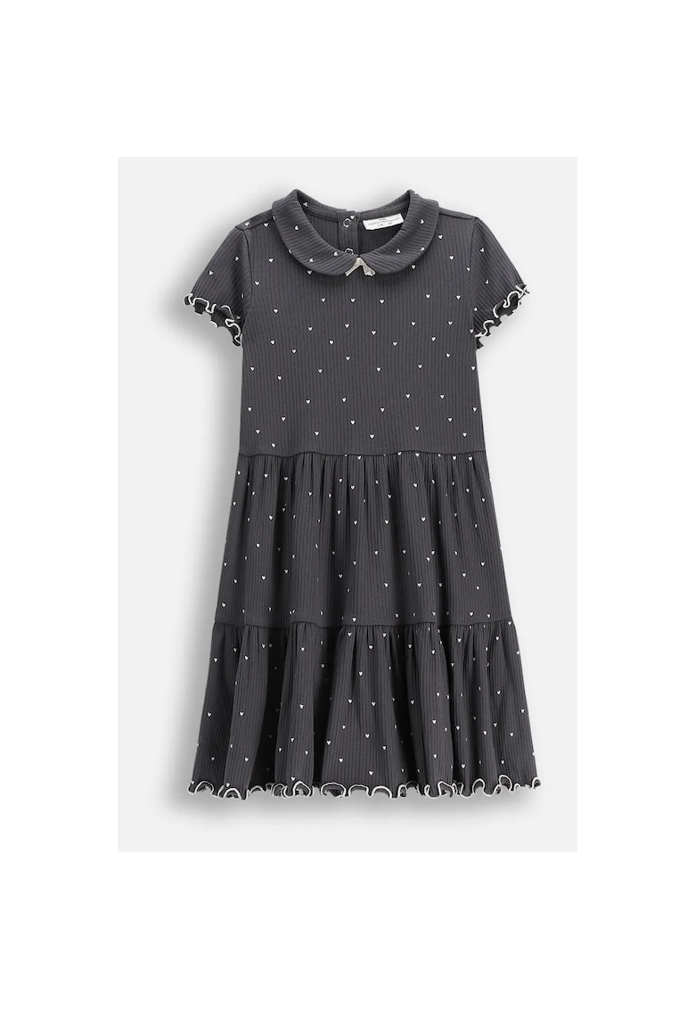 Rochie cu guler - pentru fetefewqg - Negru