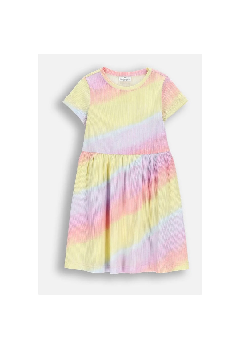 Rochie Maneci Scurte - Multicolor