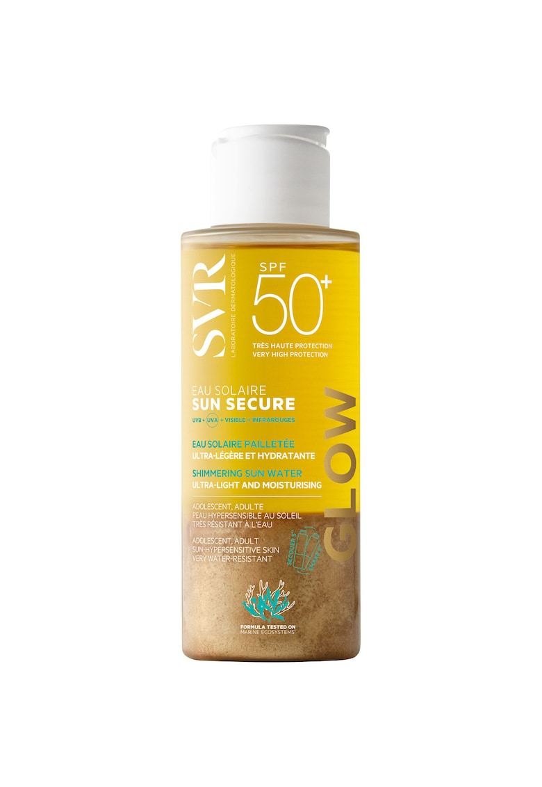 Apa solara Sun Secure Solaire Glow - intr-o versiune stralucitoare - 100 ml