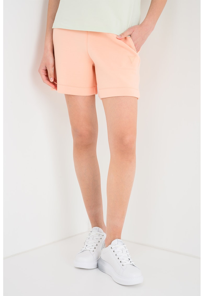 Pantaloni scurti din neopren - pentru fitness - Portocaliu
