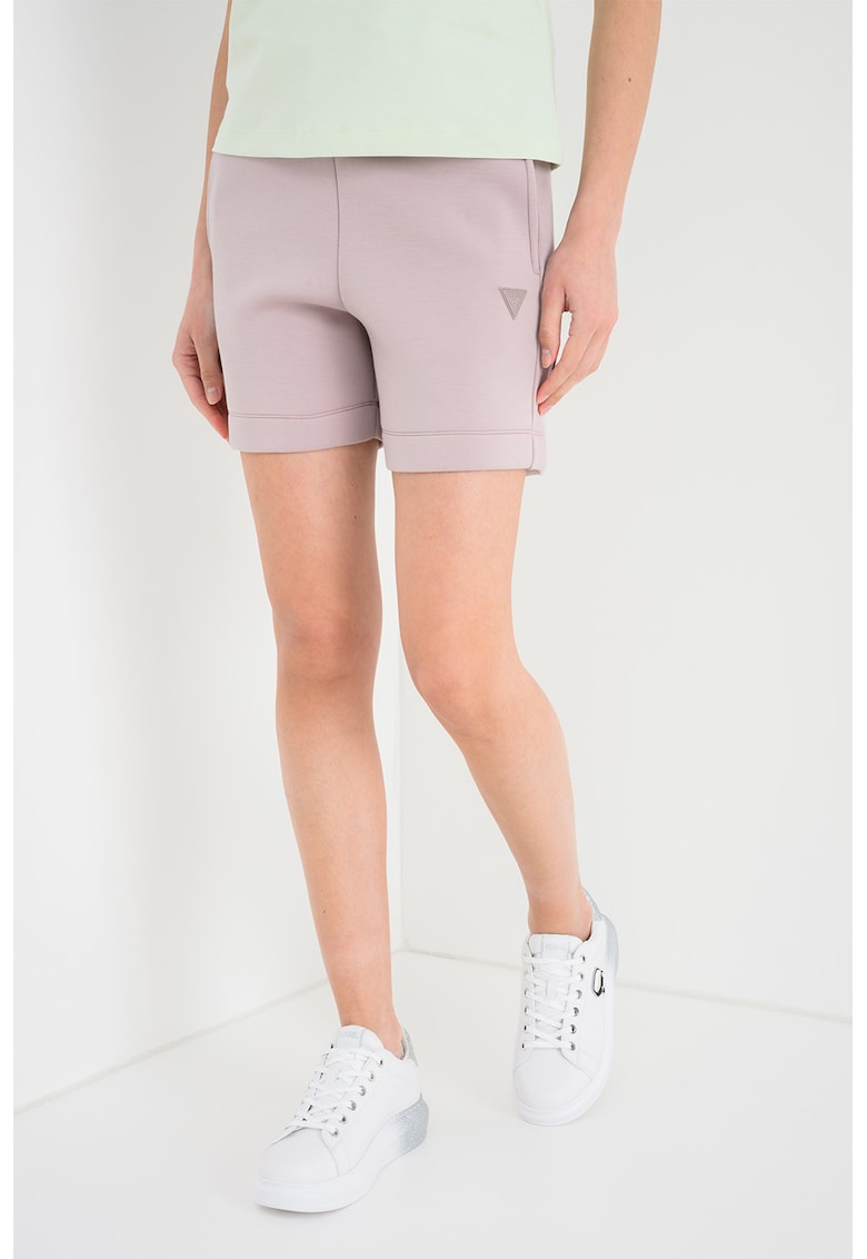 Pantaloni scurti din neopren - pentru fitness - Liliac prafuit