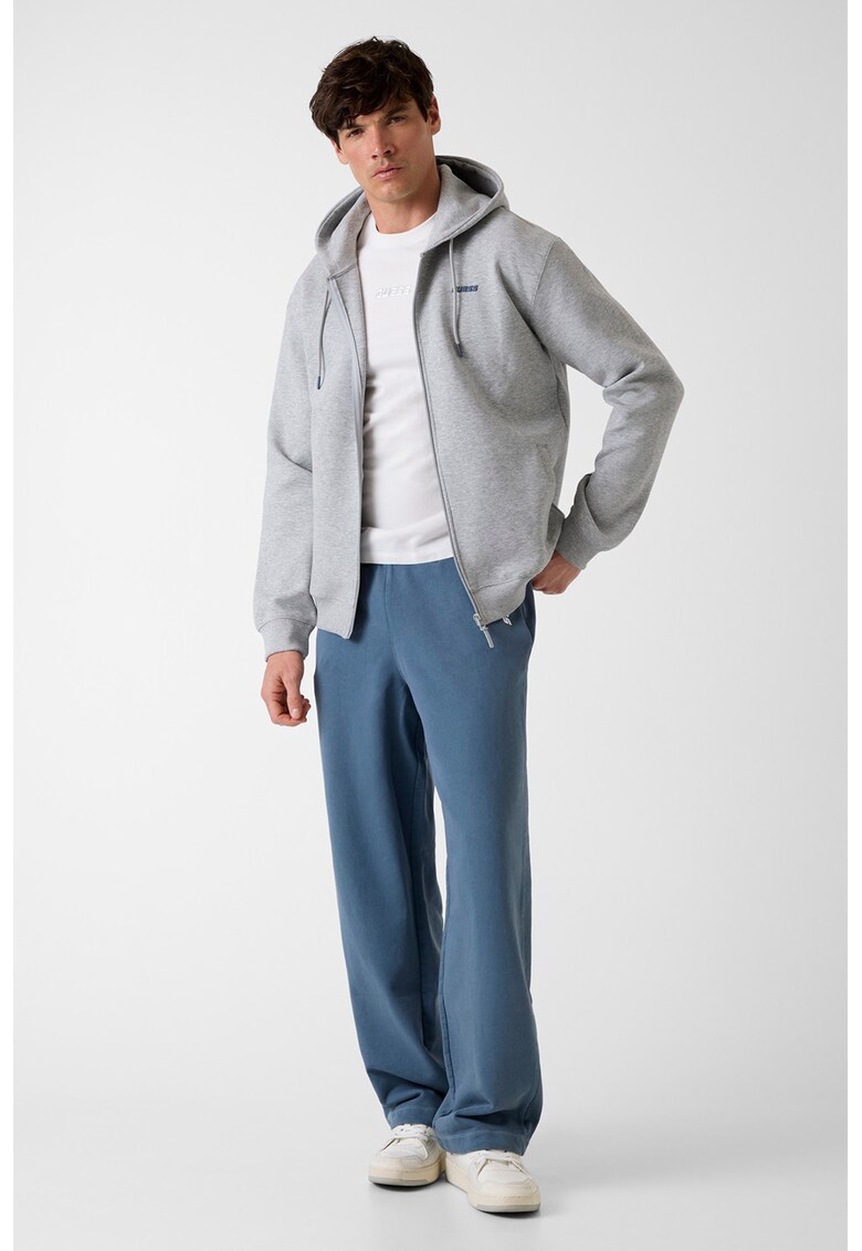 Tricou cambrat cu decolteu la baza gatului - pentru fitness - Alb murdar