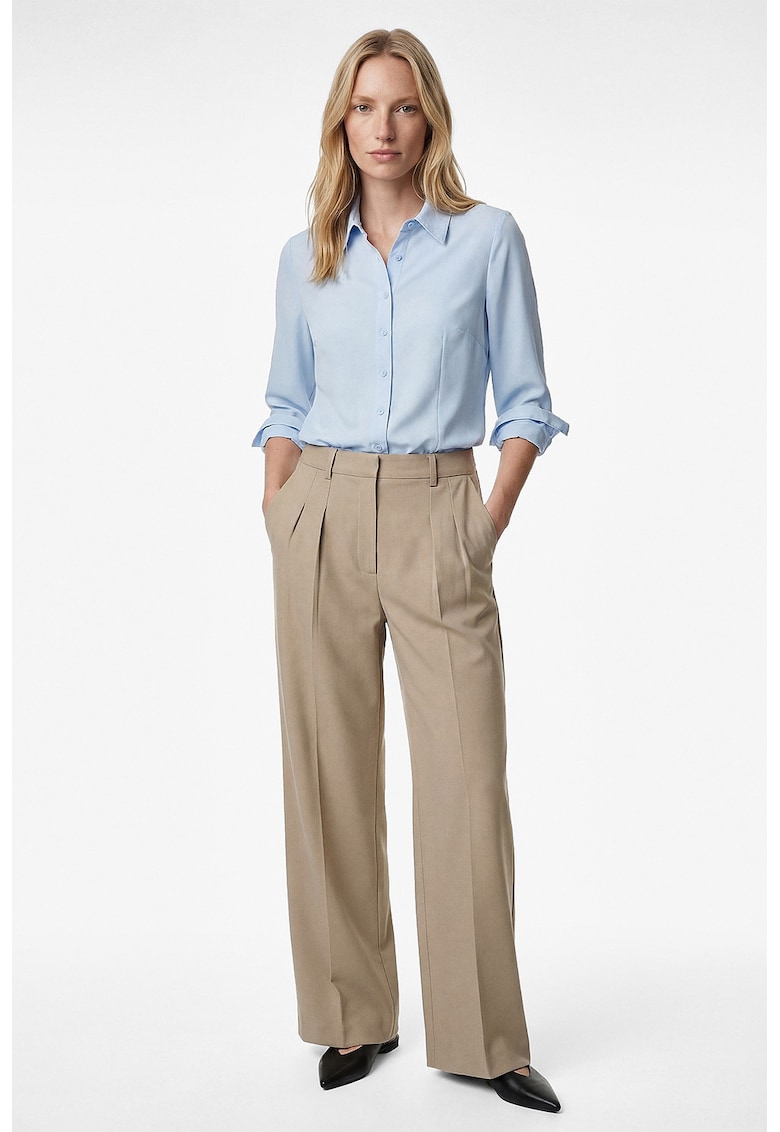 Camasa regular-fit cu guler clasic - Albastru deschis
