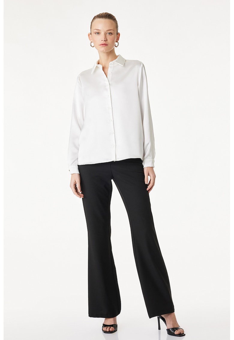 Pantaloni evazati eleganti - Negru