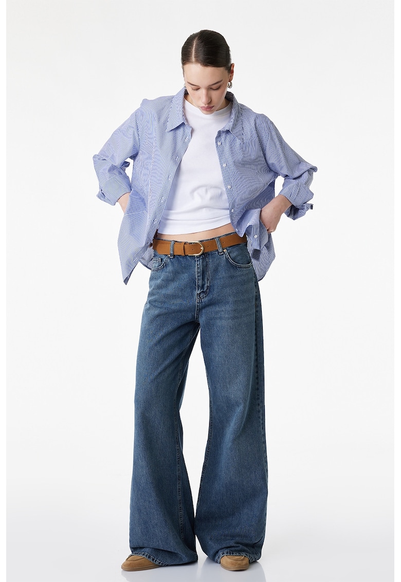 Blugi evazati Victoria - Albastru