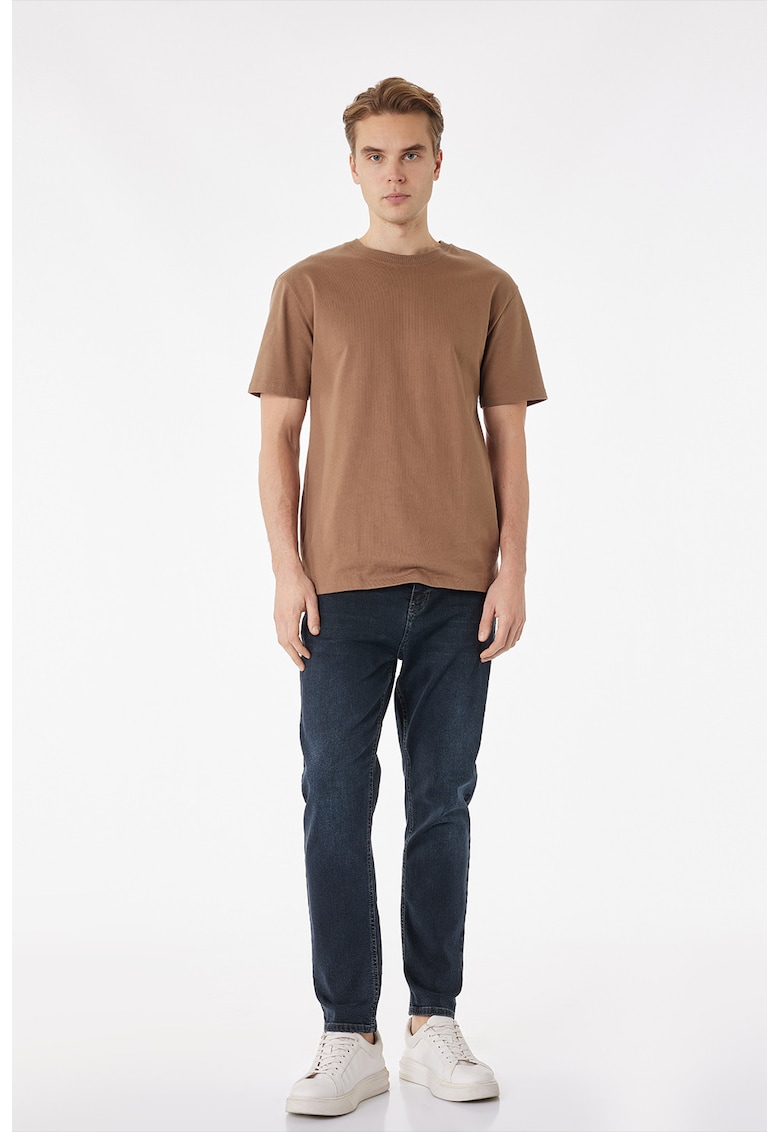 Blugi cu croiala conica Joe - Albastru inchis