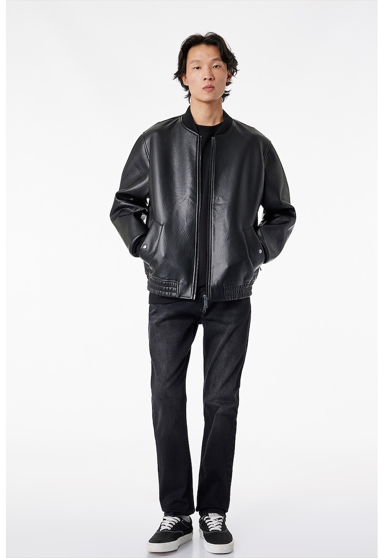 Blugi slim fit Brad - Negru