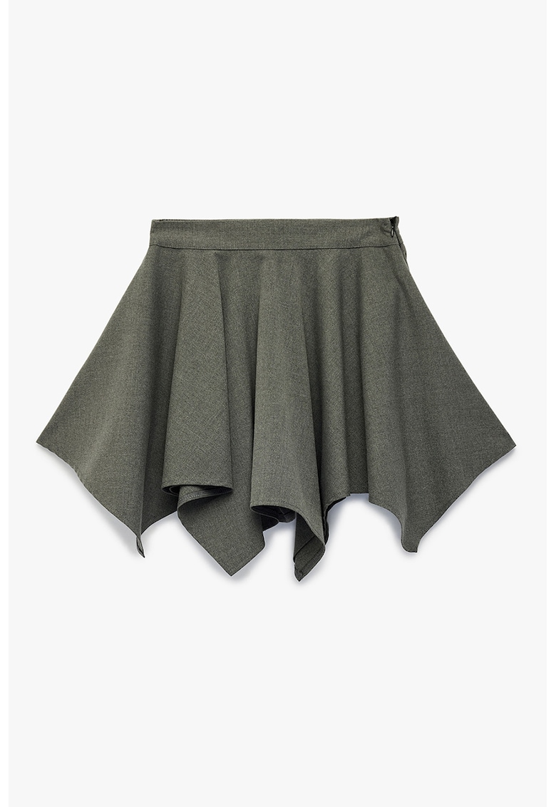 Fusta mini asimetrica - Gri inchis