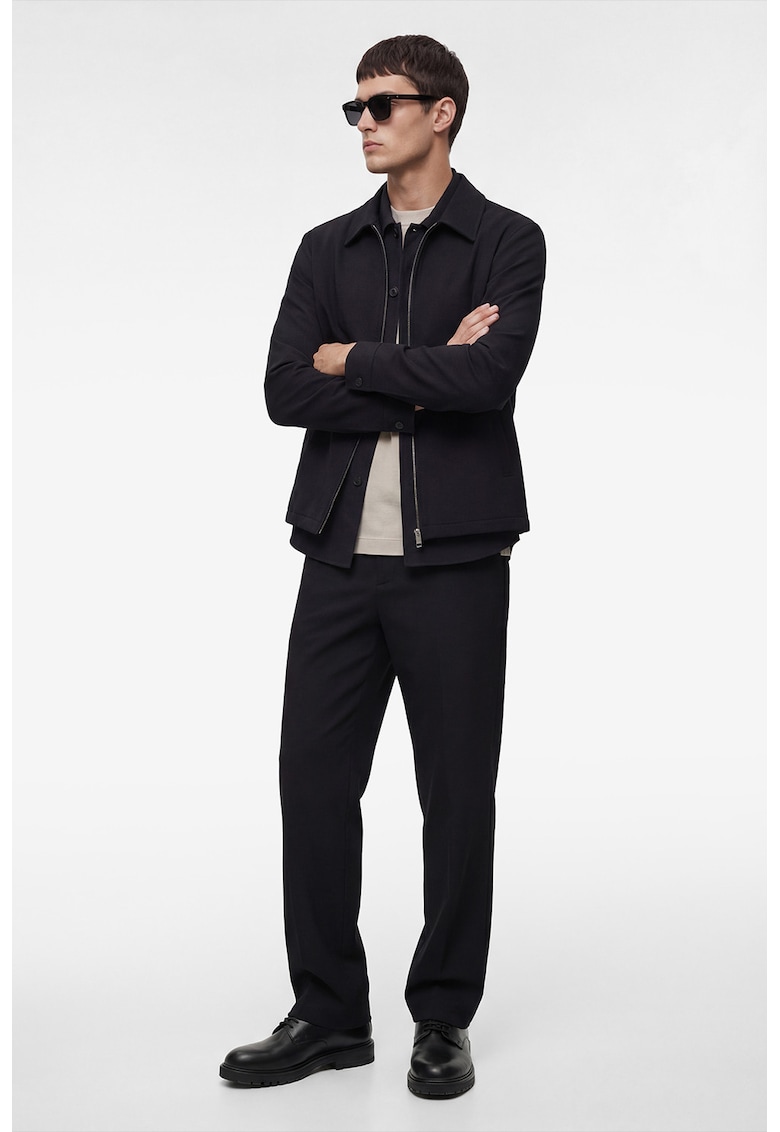 Pantaloni chino conici - Negru