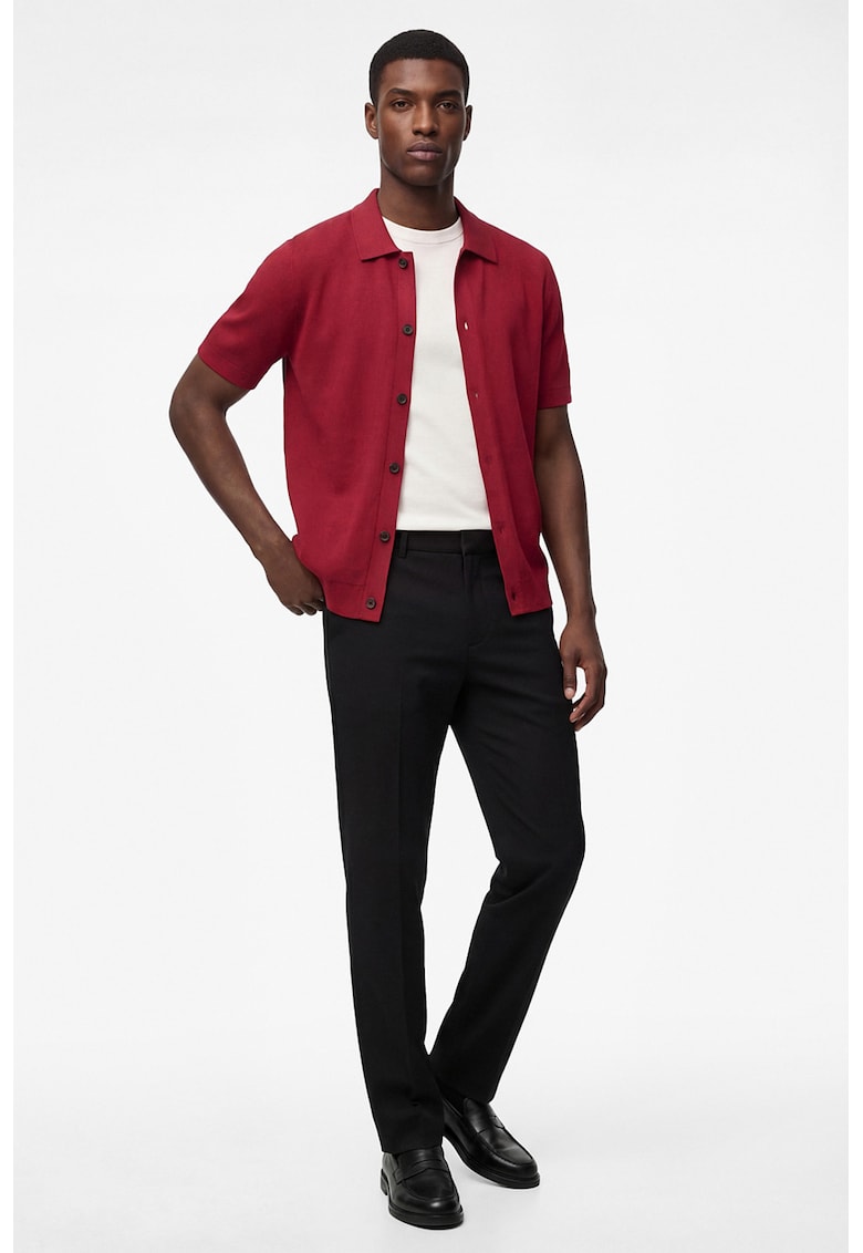 Pantaloni chino conici - Negru