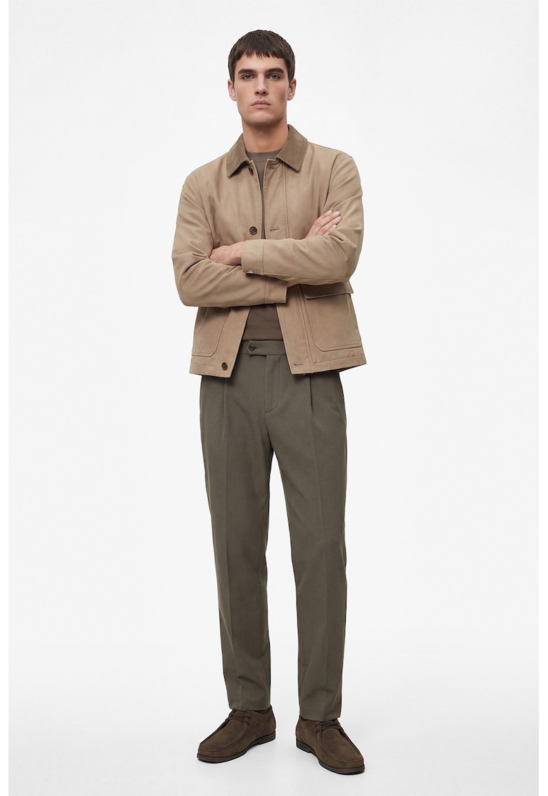 Pantaloni regular fit - Kaki inchis
