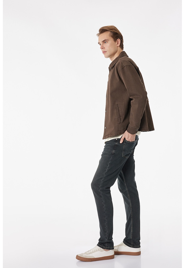 Blugi slim fit Premium - Albastru petrol