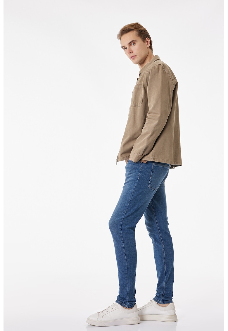 Blugi skinny Michael - Albastru pastel