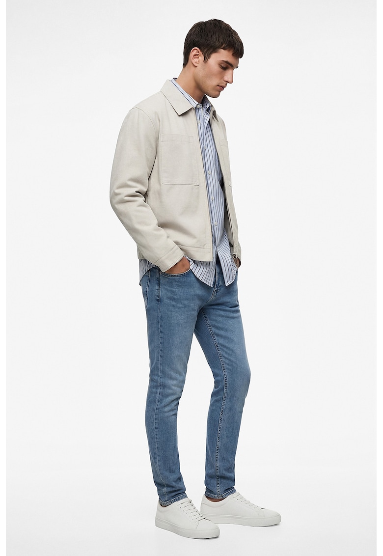 Blugi skinny Michael - Albastru pastel