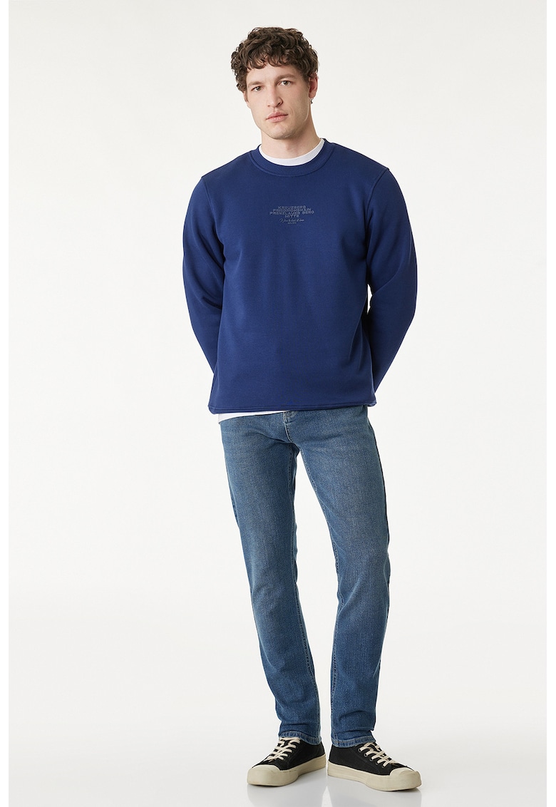 Blugi slim-fit - Albastru inchis