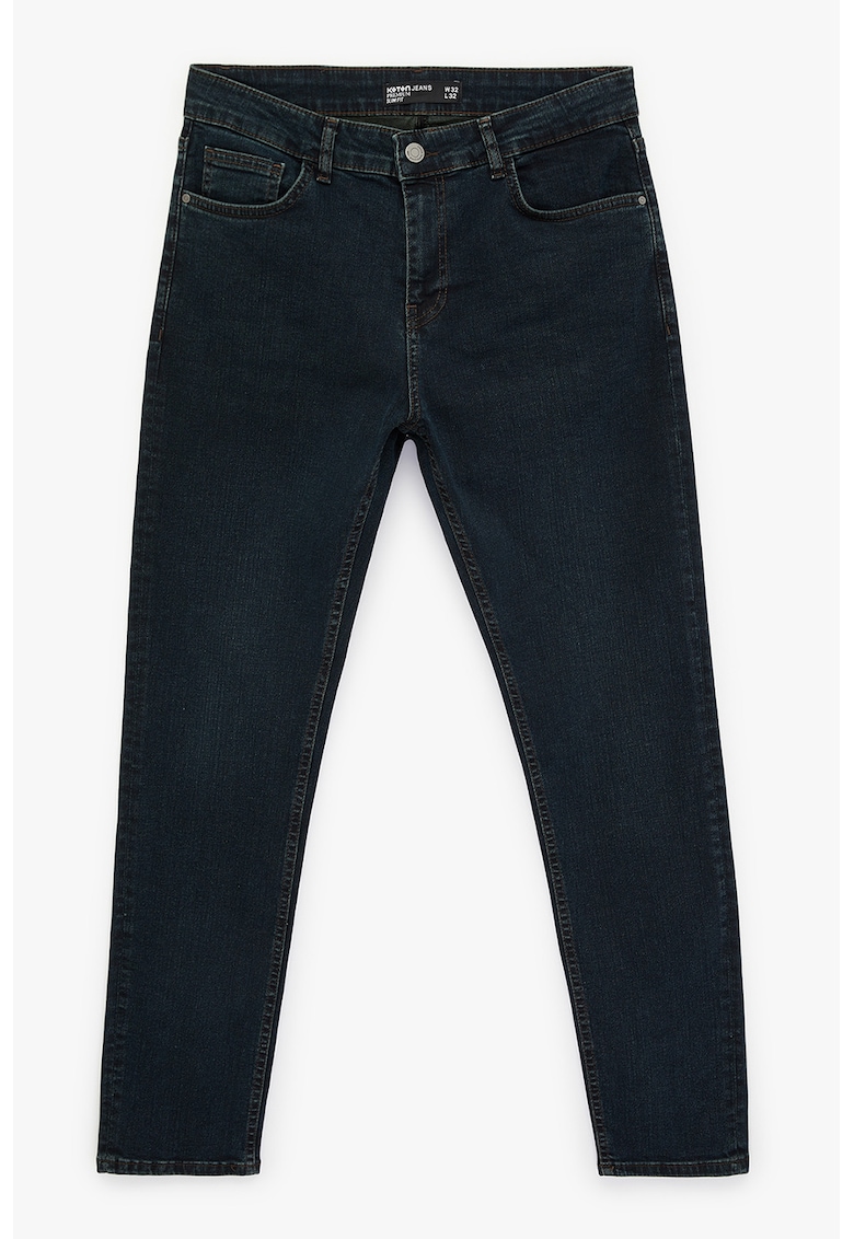 Blugi slim fit - Albastru ultramarin