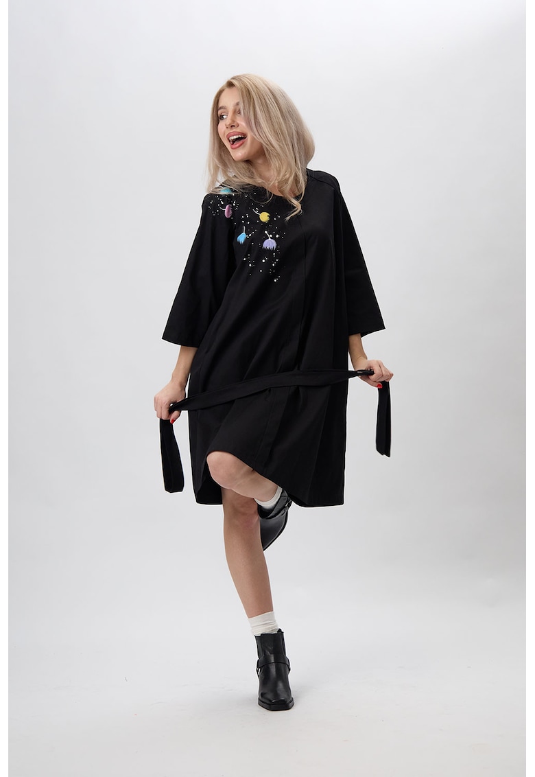 Rochie multifunctionala pictata manual cu capa Lithara