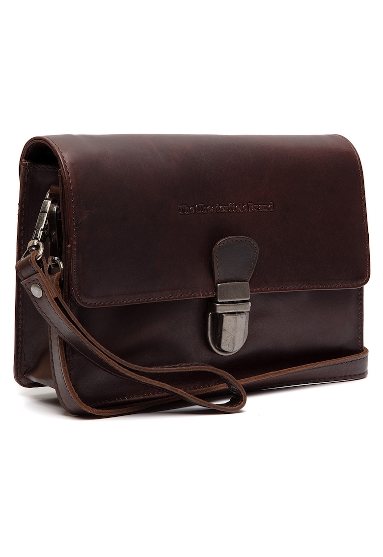 Geanta umar unisex piele naturala - 2.5 litri - Lucca - - Maro