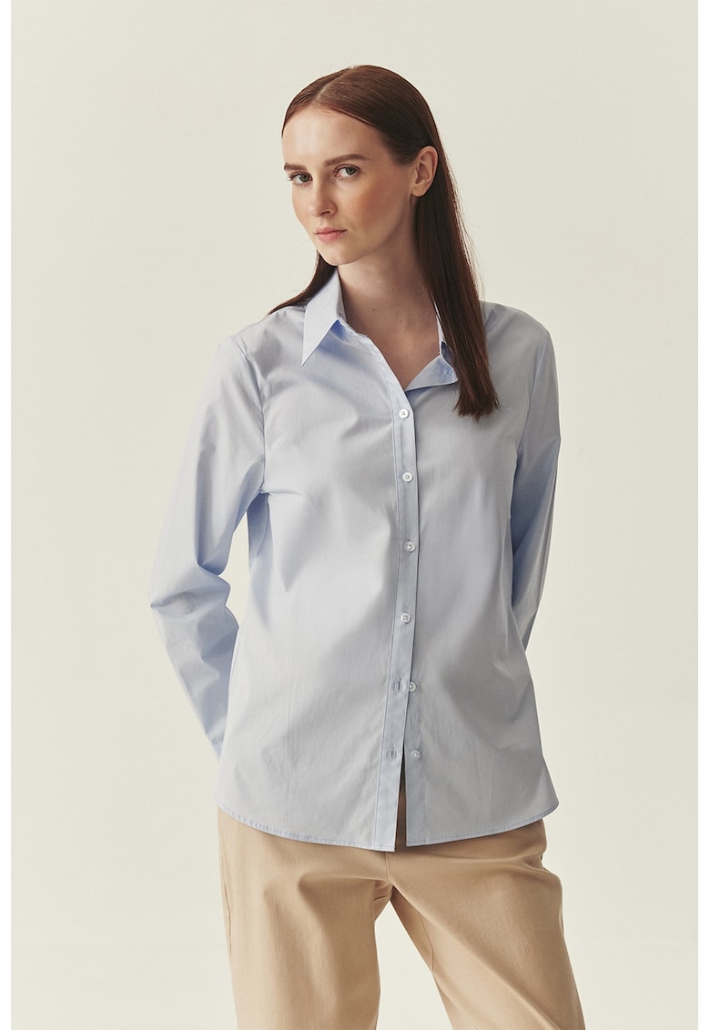 Camasa regular fit din bumbac - Albastru pal