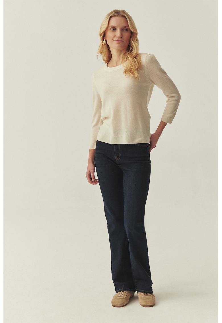 Blugi slim fit cu buzunare - Bleumarin