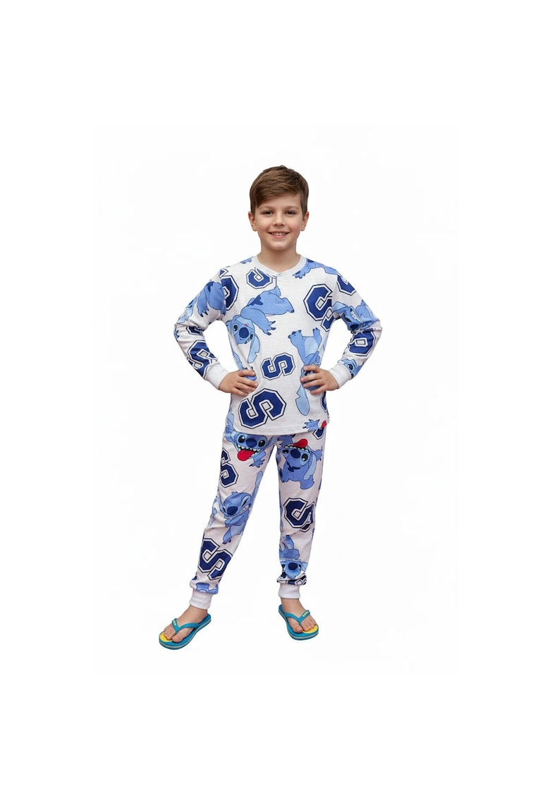 Pijamale copii DY40M7626 Gri - Albastru - Gri | Albastru