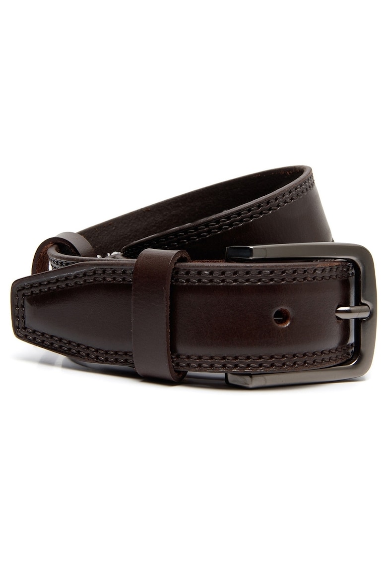 Curea piele naturala maro - 105 cm - Manovo -