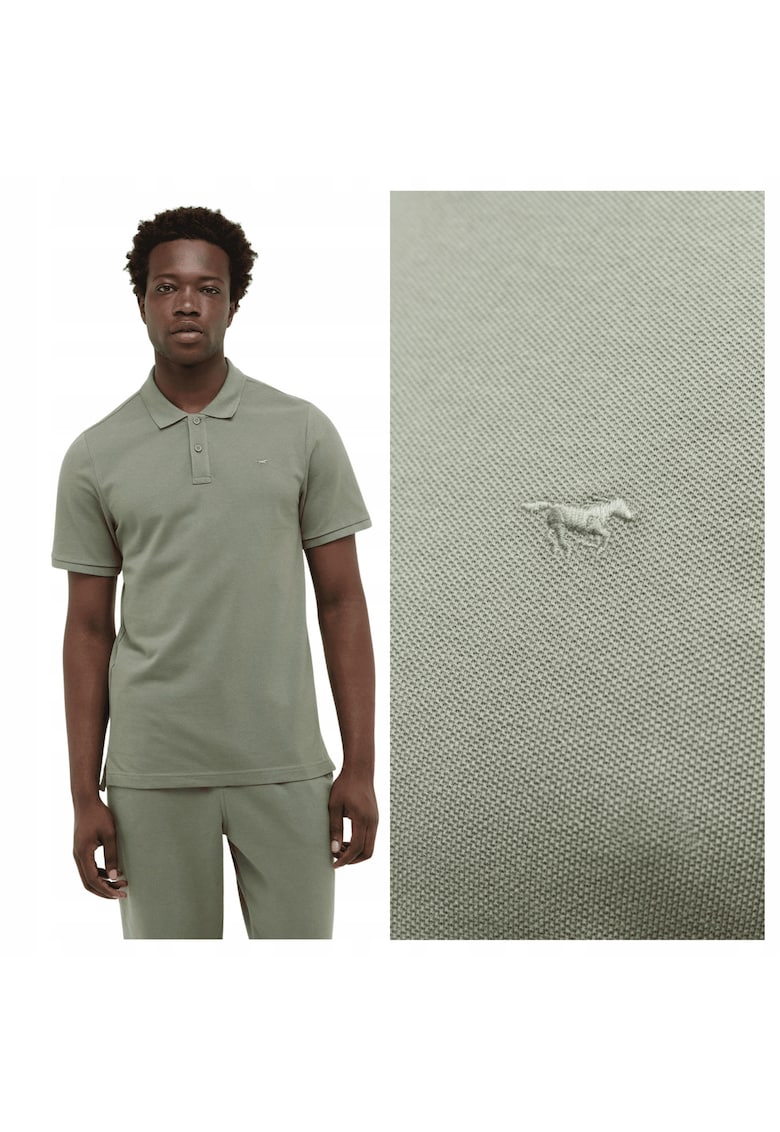 Tricou Polo Barbati - Style Palco - Regular Fit - Cu Guler - Cu Logo - Design Clasic - Maneci Scurti - Bumbac - 6XL INTL - Verde