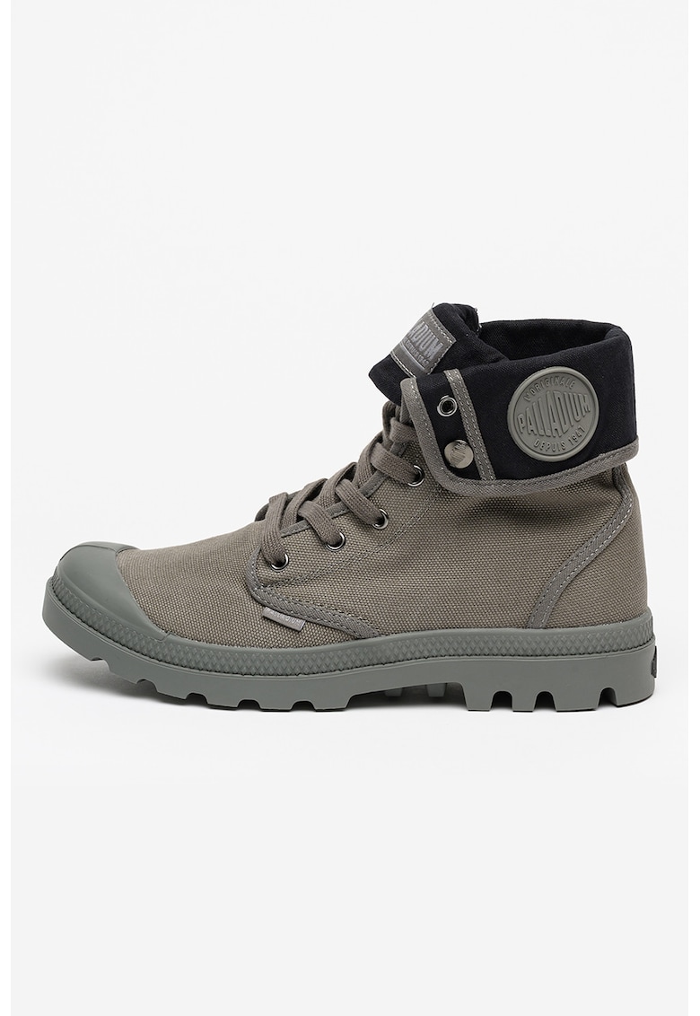 Tenisi inalti din panza Baggy - Negru/Gri inchis