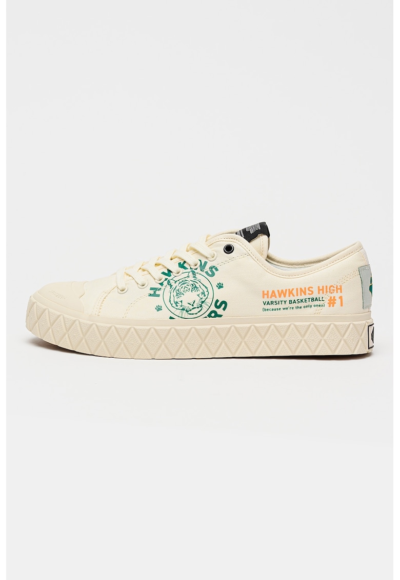 Tenisi din bumbac Palla Ace Tigers - Alb antichizat