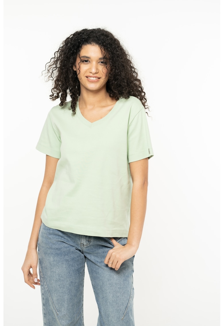 Tricou cu decolteu in V Agnes