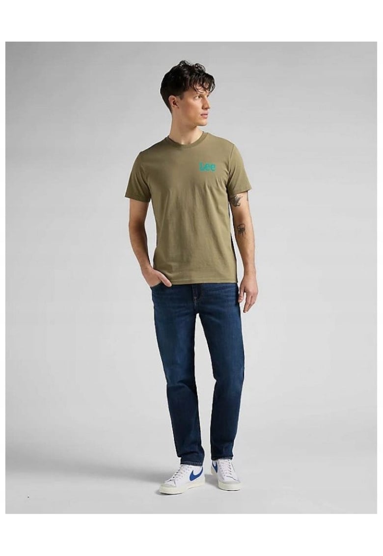 Blugi Barbati - Austin - Straight Fit - Talie Medie - Fermoar - Lungi - 5 Buzunare - Bumbac - W31-L34 US - Albastru