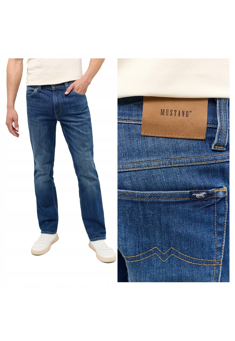 Blugi Barbati Tramper Straight - Albastru