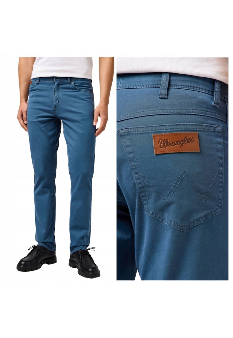 Blugi Lungi 5 Buzunare Bumbac - Albastru