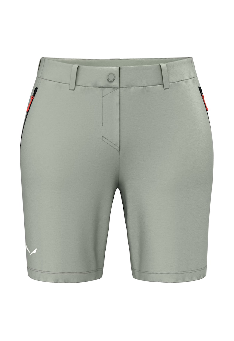 Pantaloni scurti trekking dama Puez Talvena Durastretch - Gri