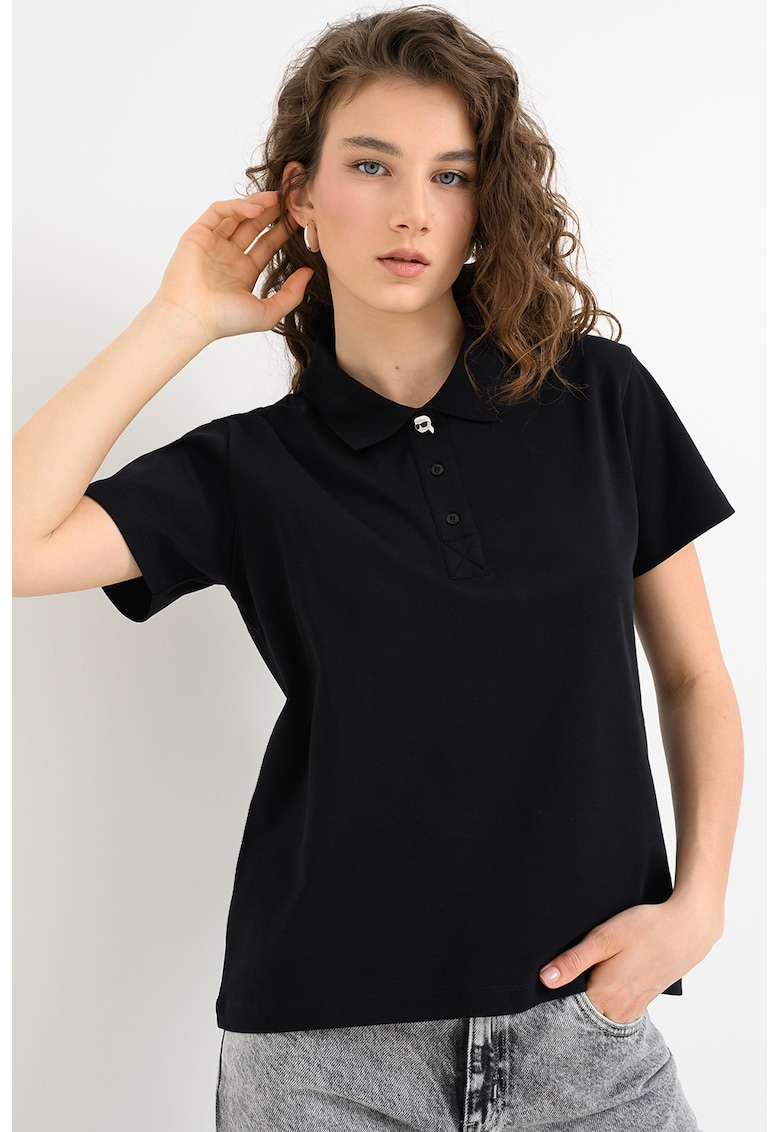 Tricou polo Ikon - Negru