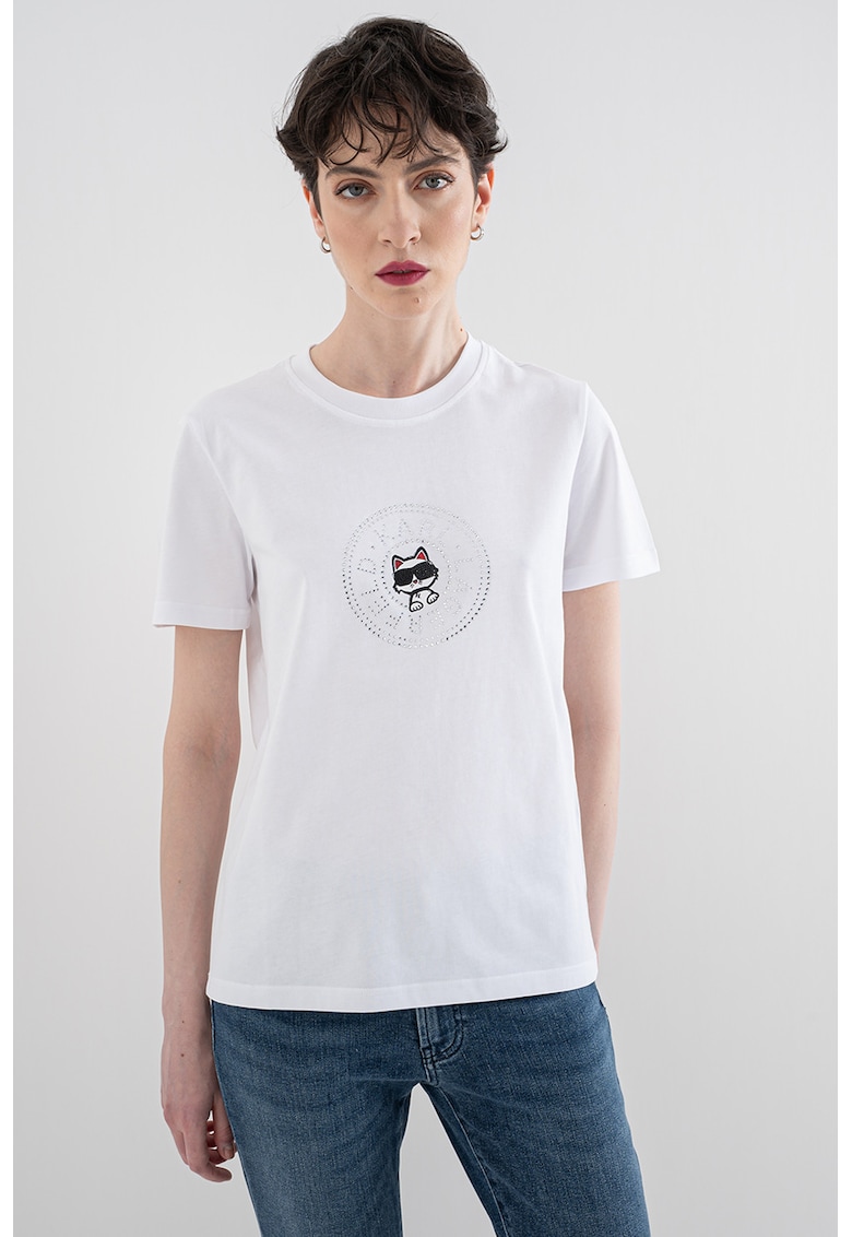 Tricou din bumbac organic Ikon - Alb