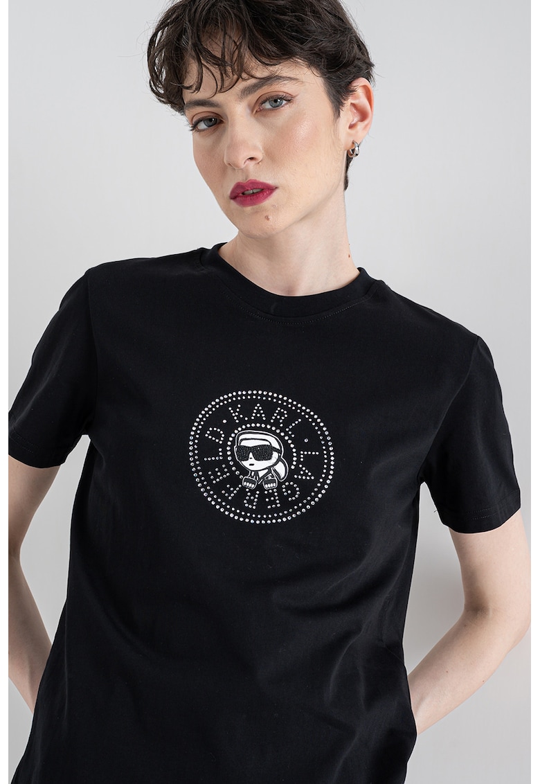 Tricou din bumbac organic Ikon - Negru