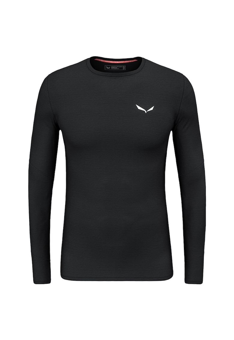Bluza merino barbati Cristallo Warm Alpine FW 2025 - Negru