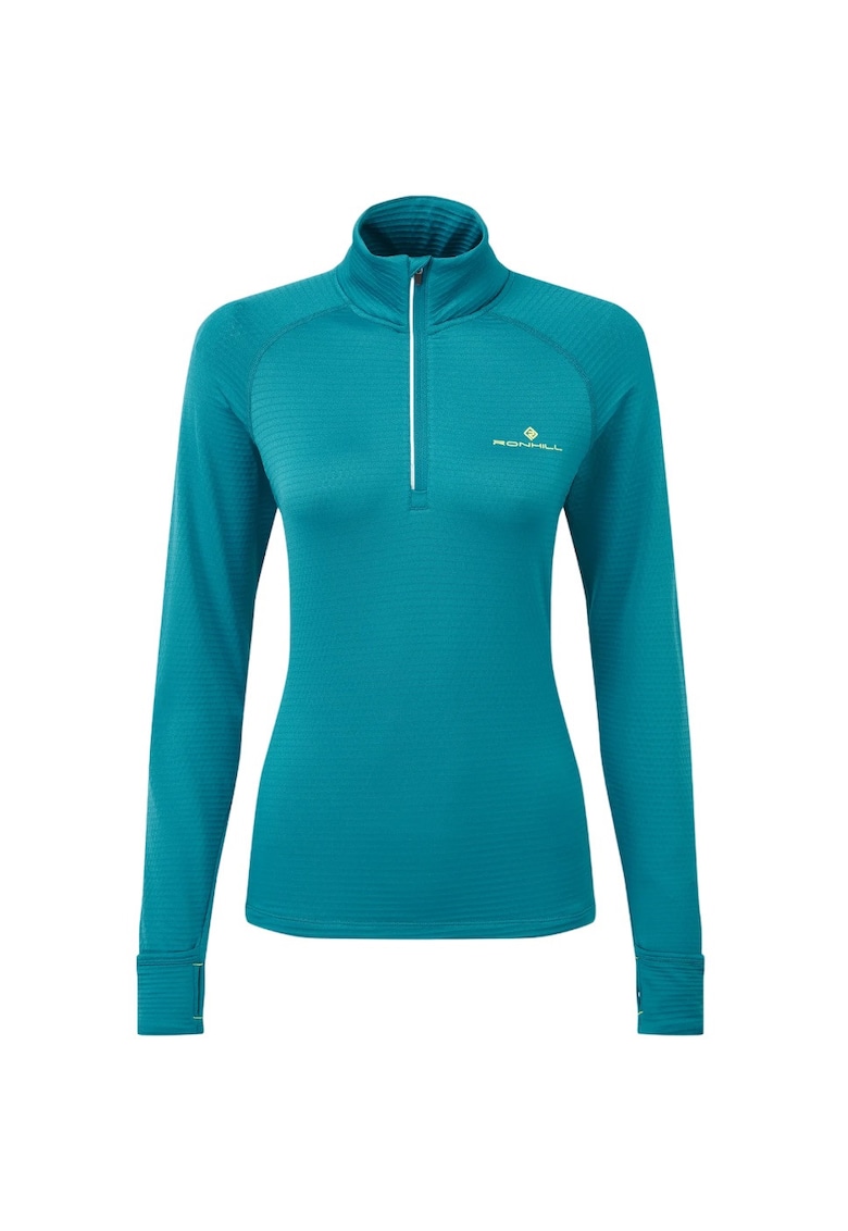 Bluza alergare dama Tech Winter 1/2 Zip FW 2024 - Albastru