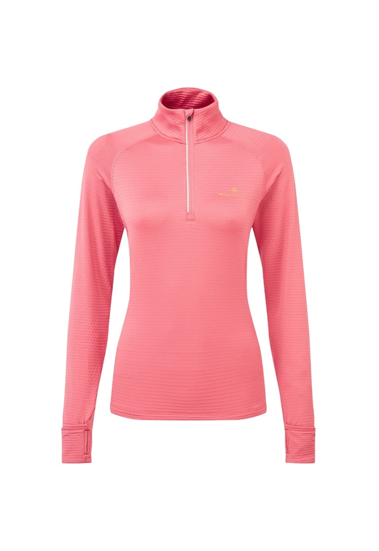 Bluza alergare dama Tech Winter 1/2 Zip FW 2024 - Roz