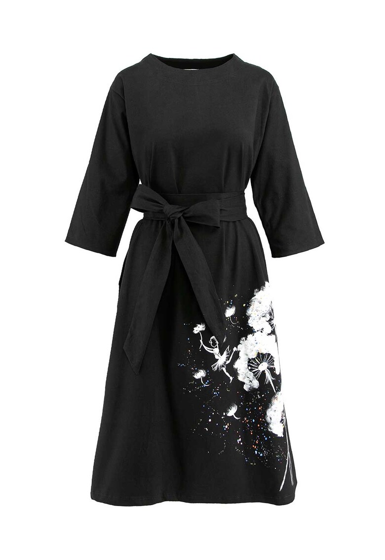 Rochie midi pictata manual Wish