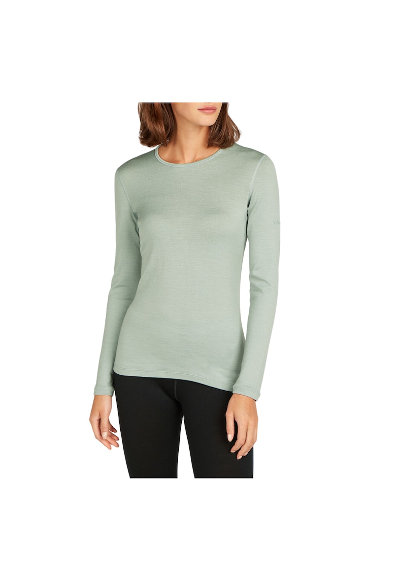 Bluza merino dama 260 Tech Crewe - Verde