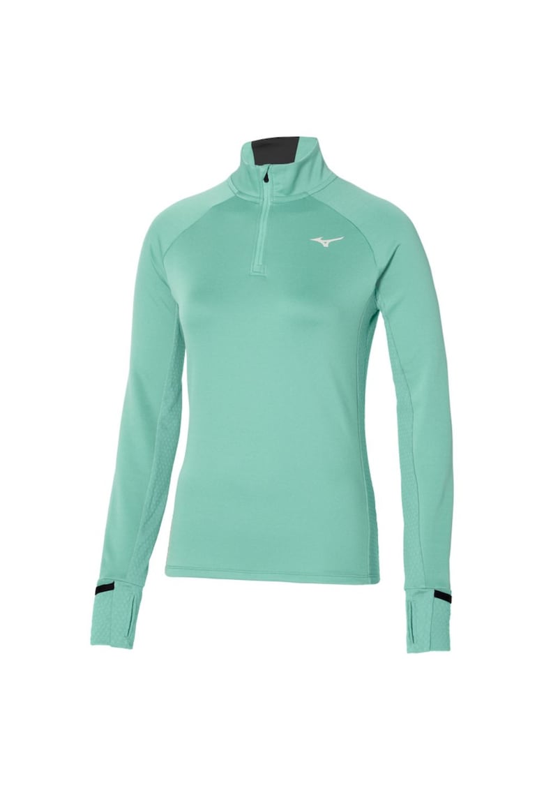 Bluza alergare dama Warmalite Half Zip FW 2024 - Verde menta